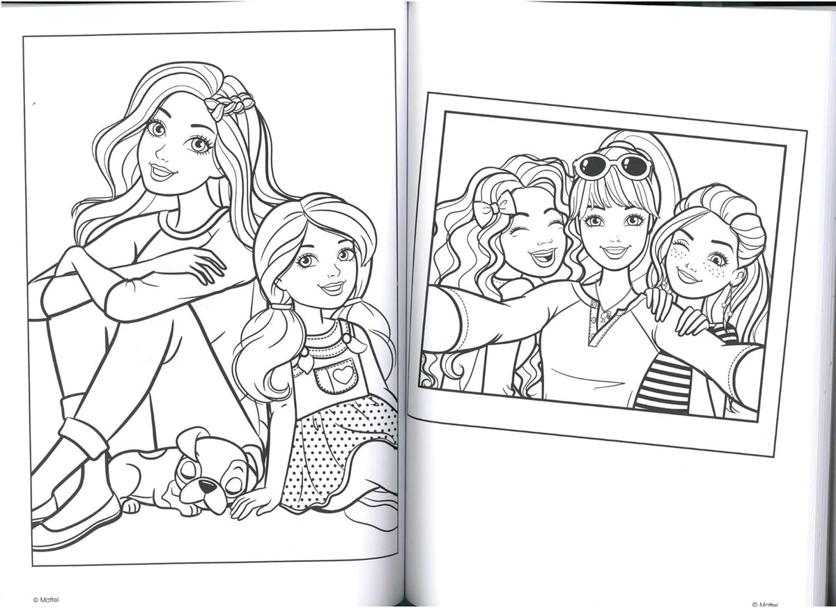 Barbie Jumbo Colouring Book Anilas UK