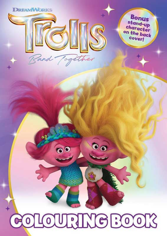 Trolls 3 Colouring Book Anilas UK