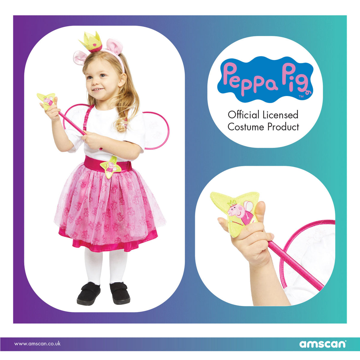 Peppa Pig Fairy Princess Dressing Up Costume Set Anilas UK peppa-pig-fairy-princess-dressing-up-costume-set-anilas-uk
