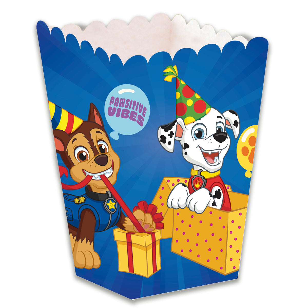 Paw Patrol Popcorn Boxes (Pack of 12) | Anilas UK