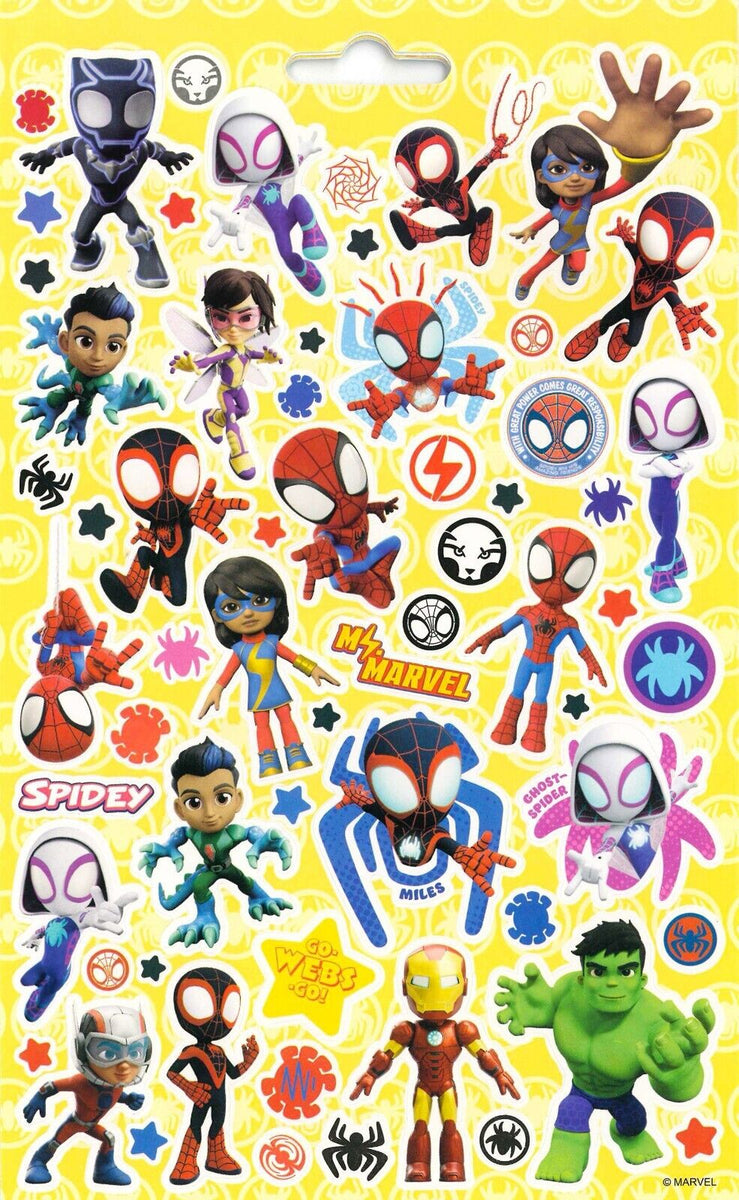 Marvel Spidey et ses amis extraordinaire - Mon gros coloriage stickers ! - Livre de coloriage