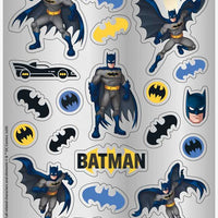 Batman Sticker Sheets (Pack of 4) - Anilas UK