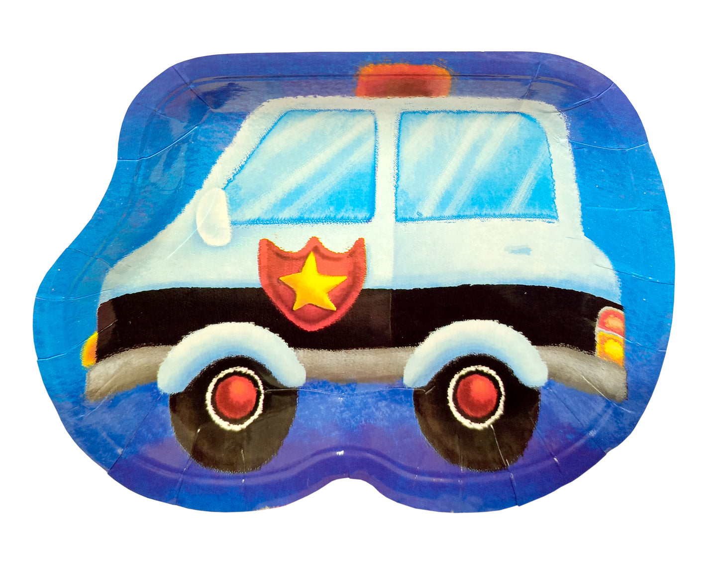Vehicles And Wheels Party Plates (pack of 8) - Anilas UK