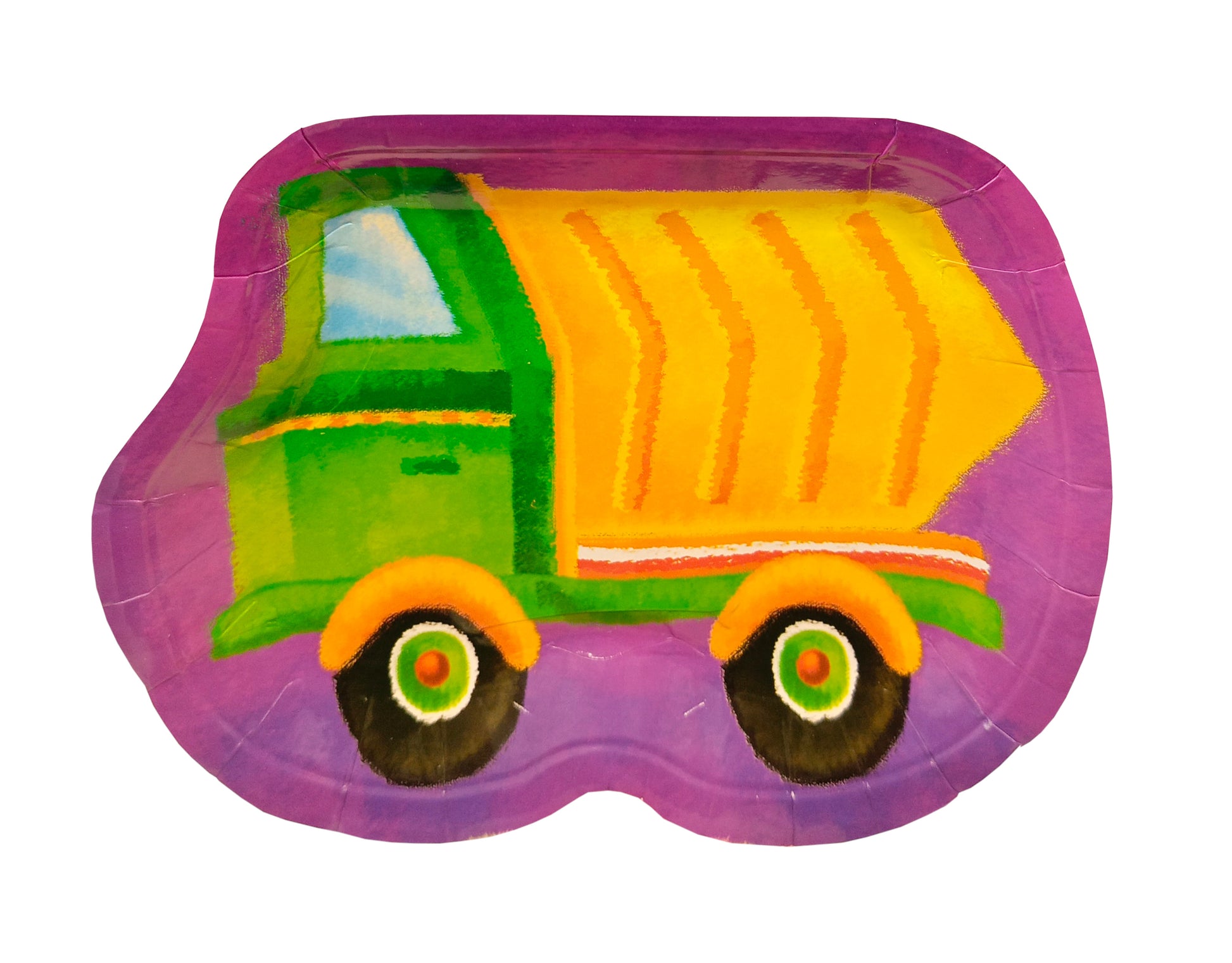 Vehicles And Wheels Party Plates (pack of 8) - Anilas UK