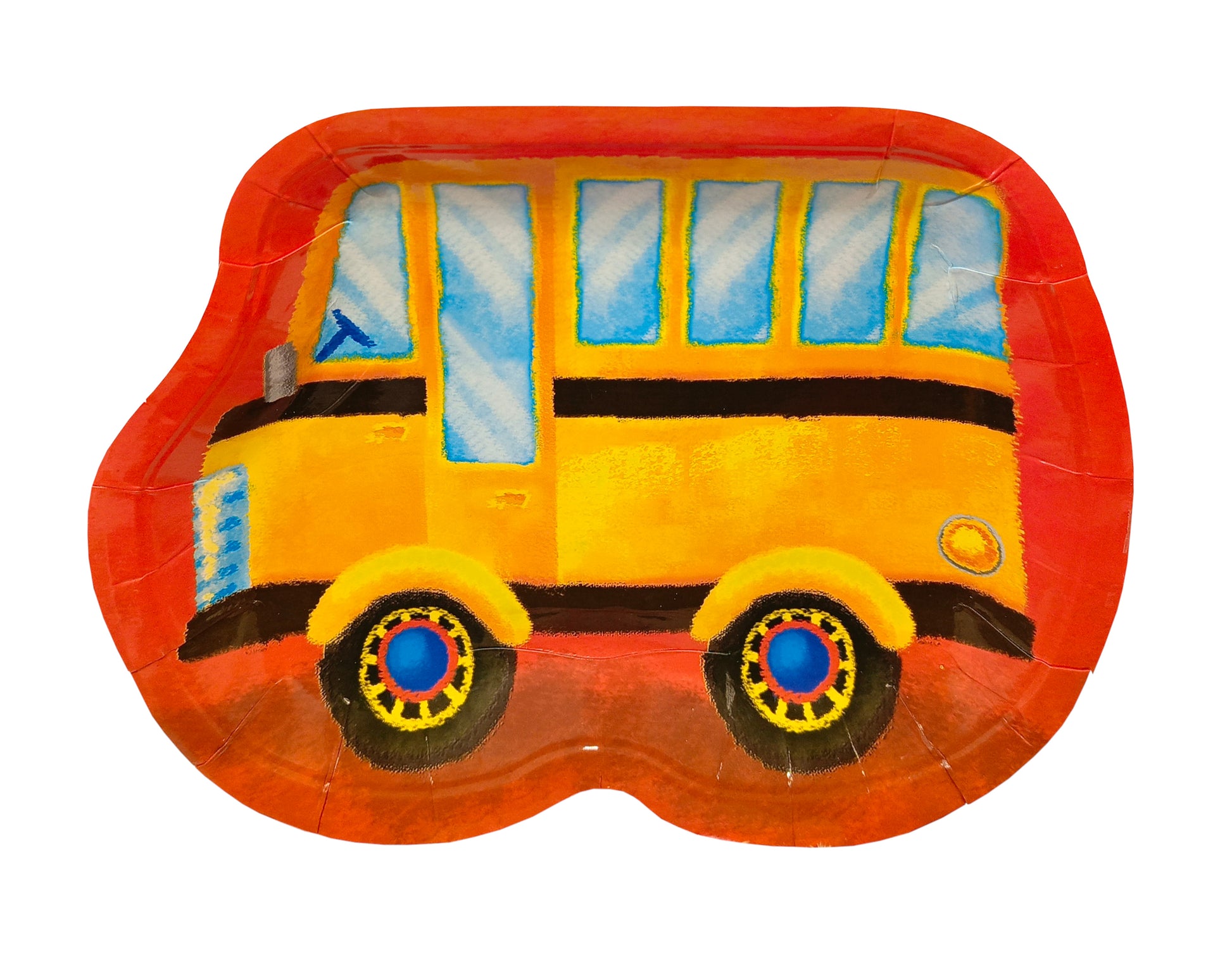 Vehicles And Wheels Party Plates (pack of 8) - Anilas UK