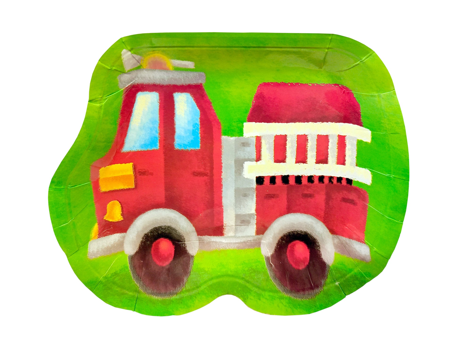 Fire Engine Party Shaped Plates (pack of 8) - Anilas UK
