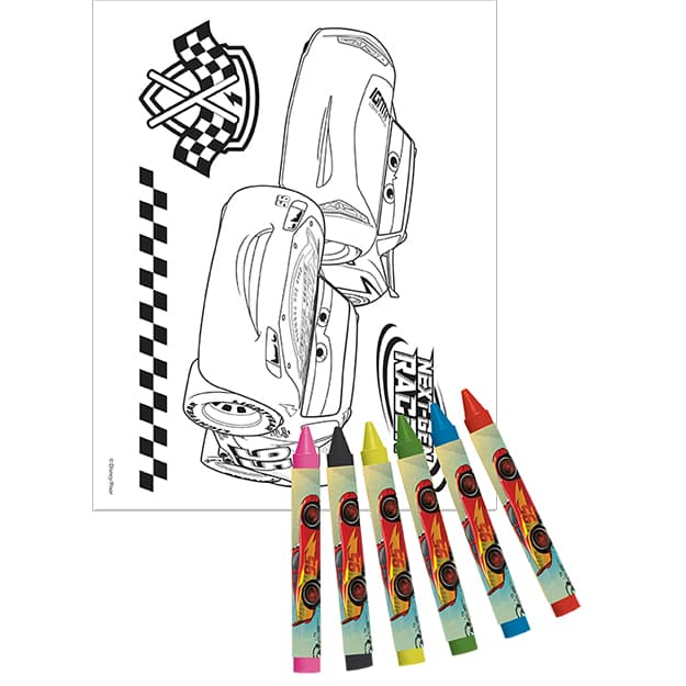 Disney Cars 500 pcs - Stickers & Colouring Set - Anilas UK