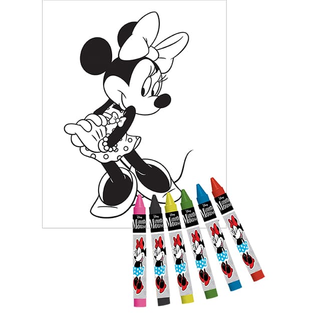Minnie Mouse 500 pcs - Stickers & Colouring Set - Anilas UK