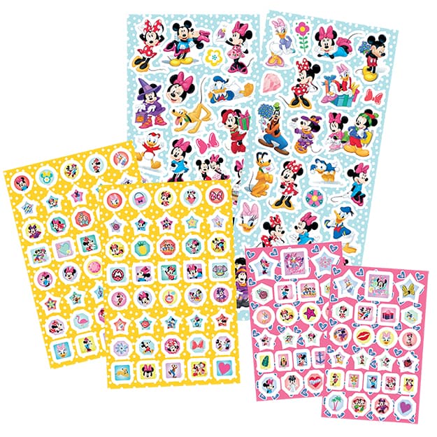Minnie Mouse 500 pcs - Stickers & Colouring Set - Anilas UK