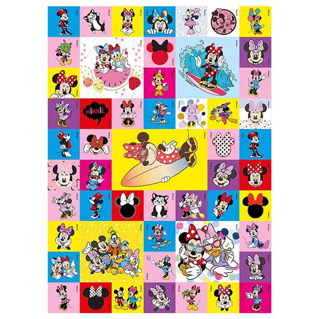 Disney Minnie Mouse 100 Stickers Holograph Set - Anilas UK