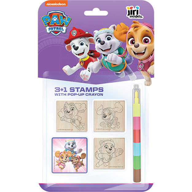 Paw Patrol Skye Stamps 3+1 With pop-up Crayon - Anilas UK