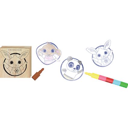 Bing Stamps 3+1 With pop-up Crayon - Anilas UK
