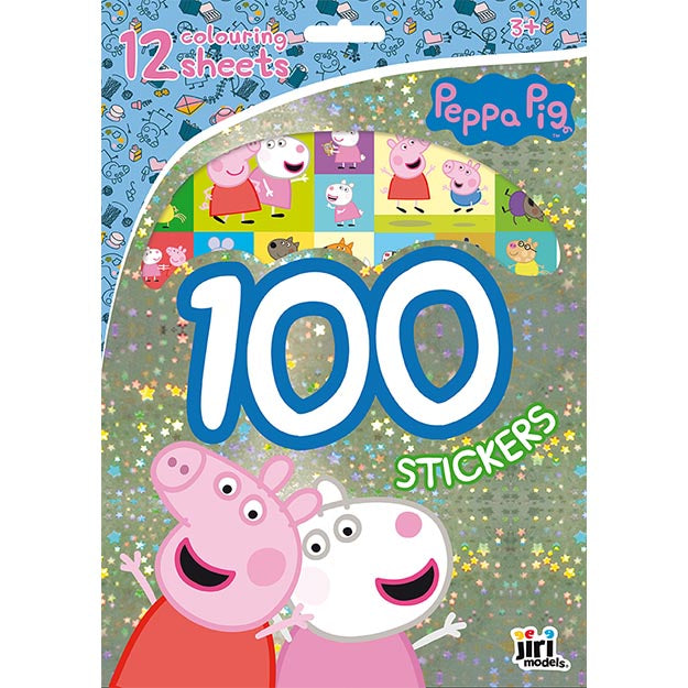 Peppa Pig 100 Stickers Holograph Set - Anilas UK