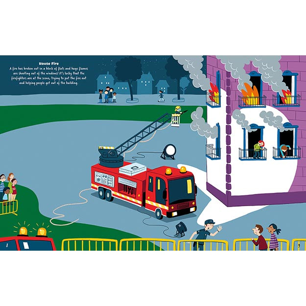 Firefighters Sticker Book - Anilas UK