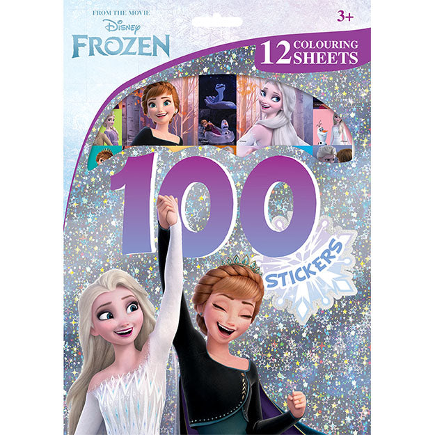 Disney Frozen 100 Stickers Holograph Set - Anilas UK