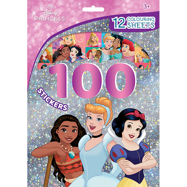 Princess 100 Stickers Holograph Set - Anilas UK