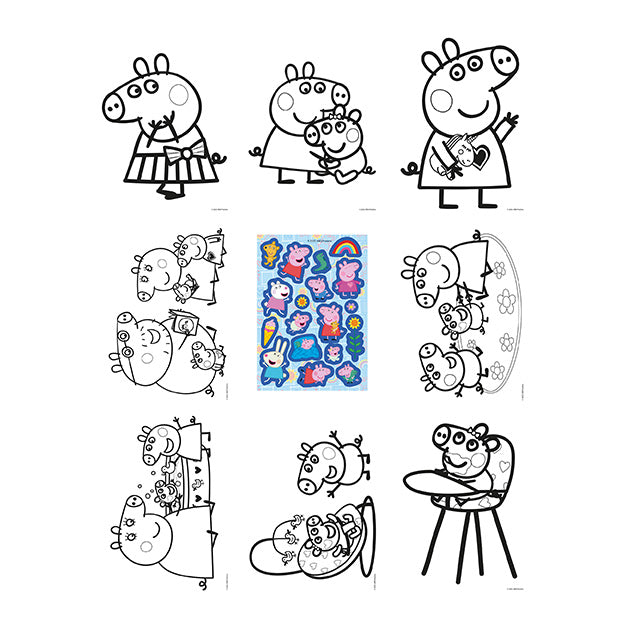 Peppa Pig Colouring Set - Anilas UK
