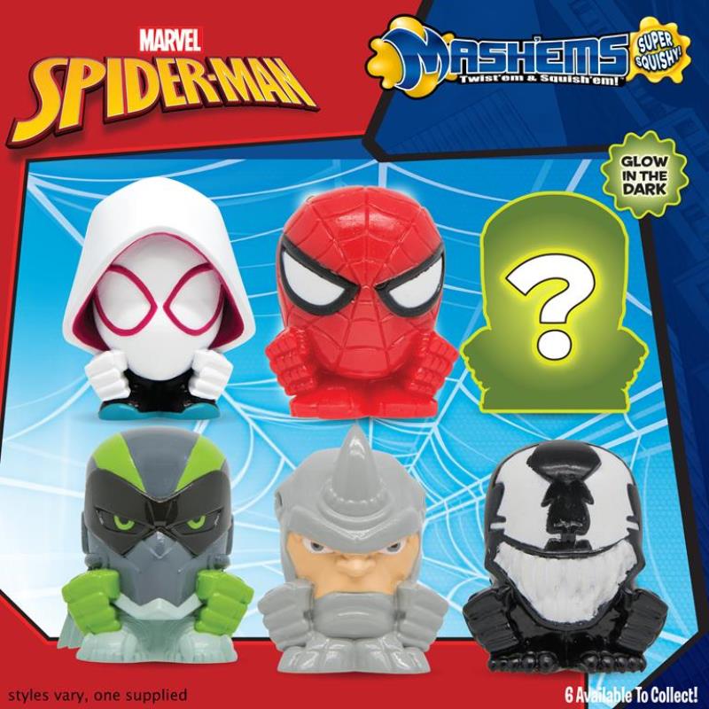 Spider-Man Mash'ems Collectible Squishy Capsule - Anilas UK