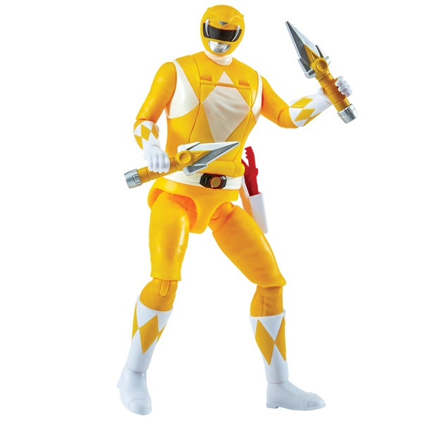 Mighty Morphin Power Rangers Auto-Morphin Yellow Ranger Figure - Anilas UK