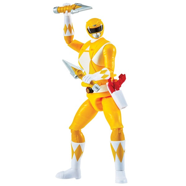 Mighty Morphin Power Rangers Auto-Morphin Yellow Ranger Figure - Anilas UK