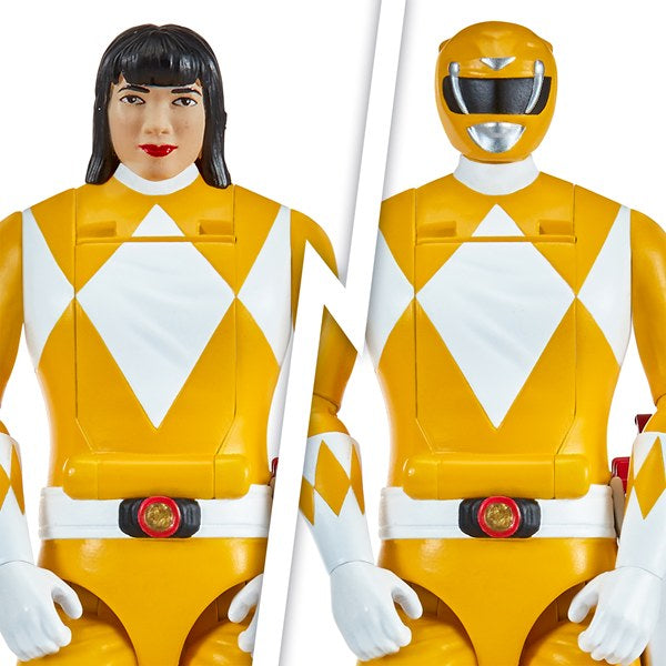 Mighty Morphin Power Rangers Auto-Morphin Yellow Ranger Figure - Anilas UK