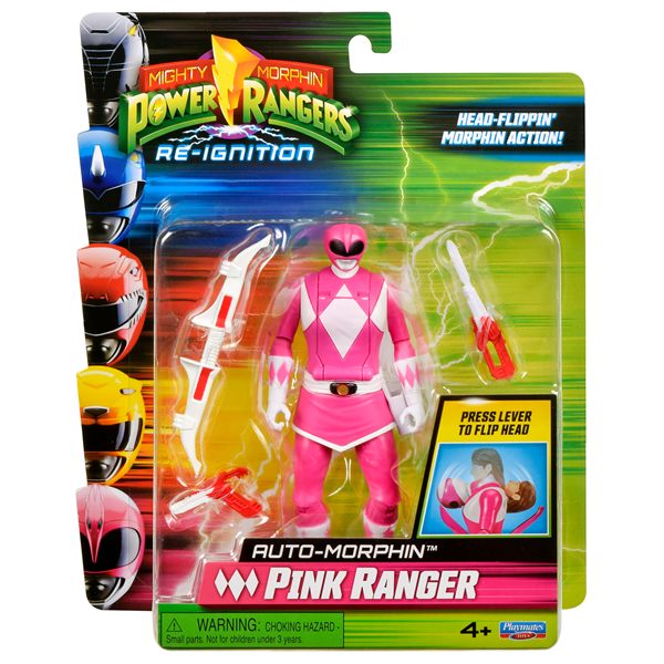Mighty Morphin Power Rangers Auto-Morphin Pink Ranger Figure - Anilas UK