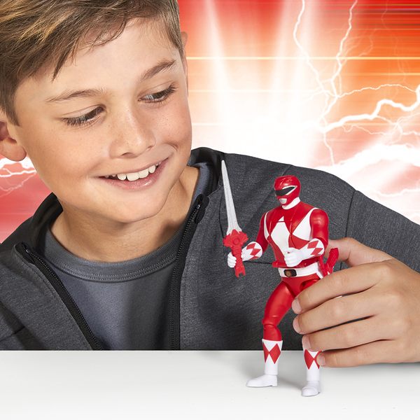 Mighty Morphin Power Rangers Auto-Morphin Red Ranger Figure - Anilas UK