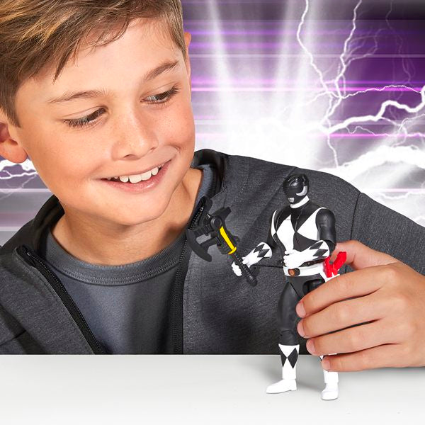 Mighty Morphin Power Rangers Auto-Morphin Black Ranger Figure - Anilas UK