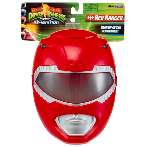 Mighty Morphin Power Rangers Red Ranger Roleplay Mask, Kids - Anilas UK