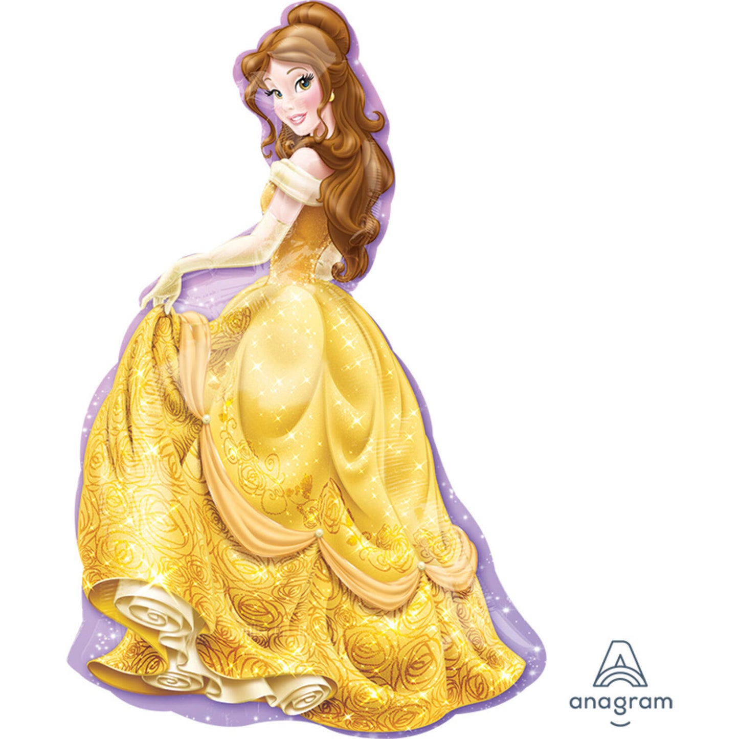Disney Princess Belle Supershape Foil Balloon - Anilas UK