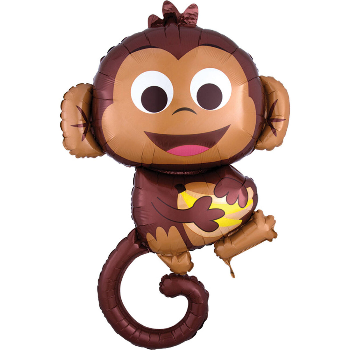 Monkey - Shape Foil Balloon - 63 x 91 cm - Anilas UK