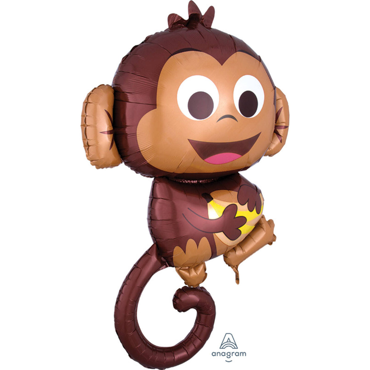 Monkey - Shape Foil Balloon - 63 x 91 cm - Anilas UK