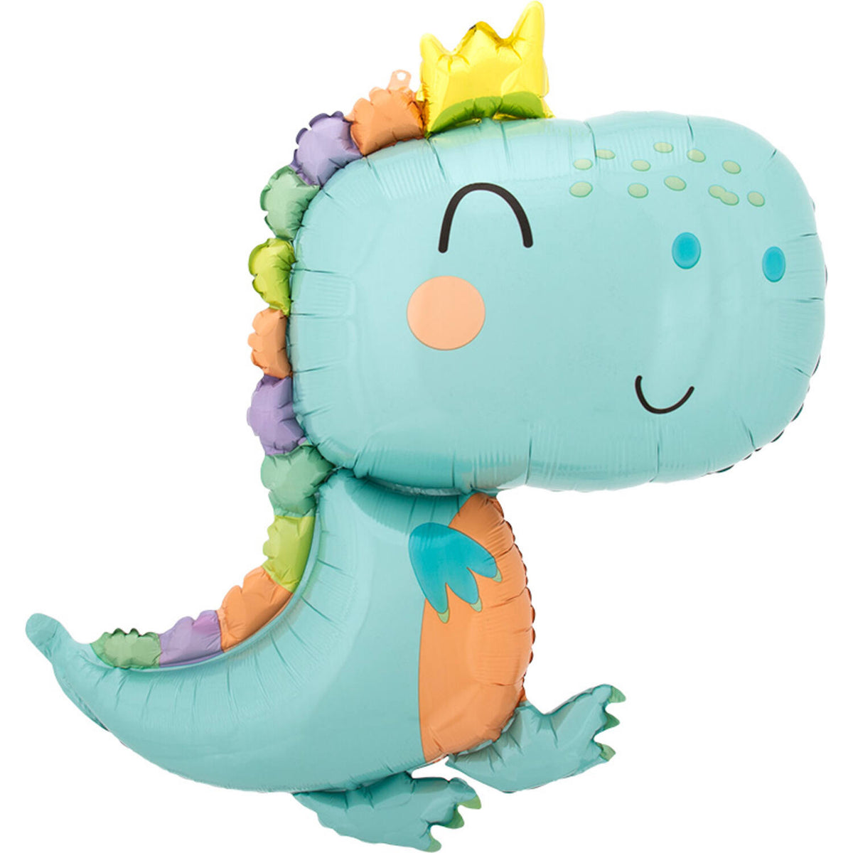 Babysaurus- Turquoise -  Shape Foil Balloon - 76 x 78 cm - Anilas UK