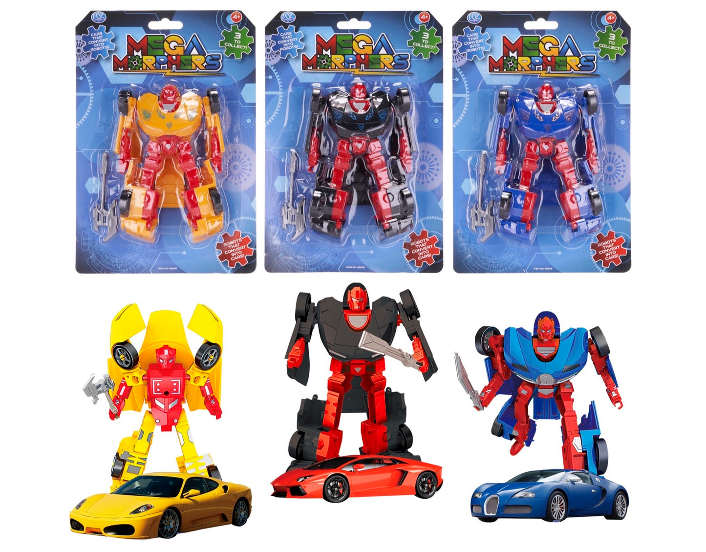 Car/Robot Mega Morpher 14 cm - Anilas UK