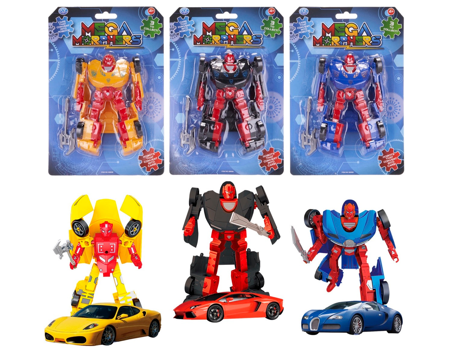 Car/Robot Mega Morpher 14 cm - Anilas UK