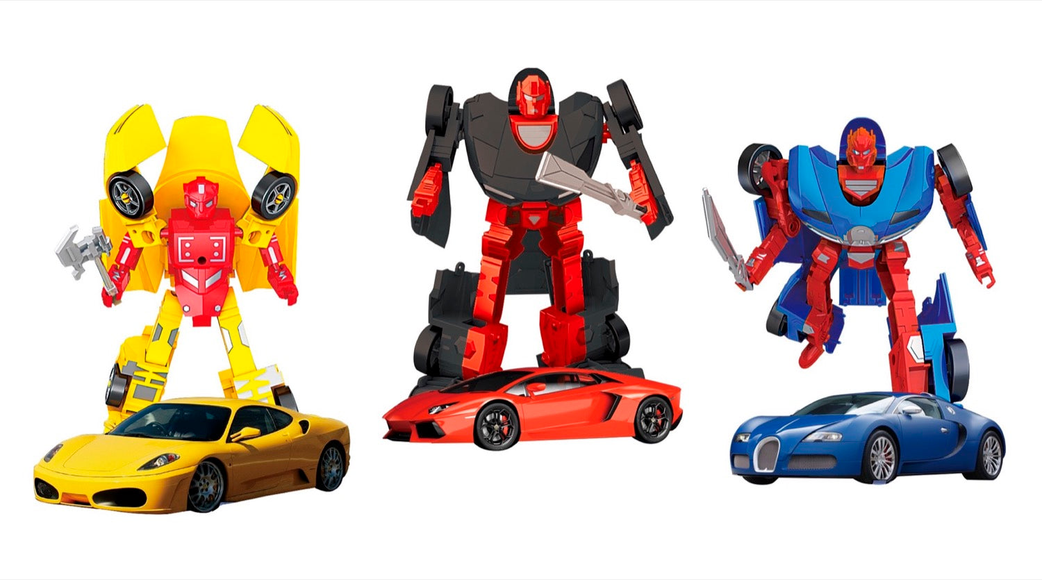 Car/Robot Mega Morpher 14 cm - Anilas UK