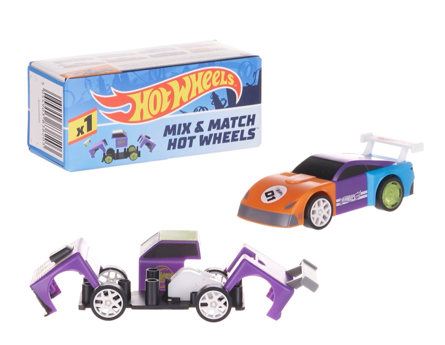 Hot Wheels Mix & Match Pull Back Friction Cars - Anilas UK