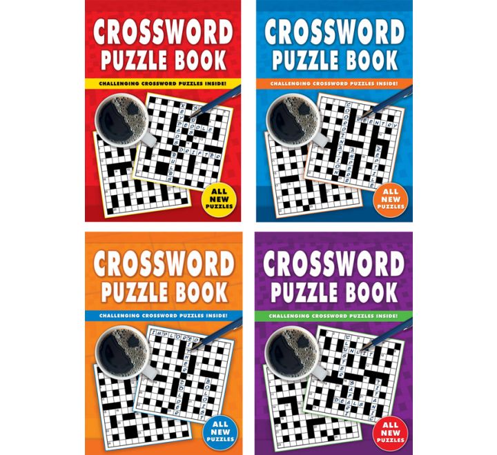 Crossword Puzzle Book (Set if 4) - Anilas UK