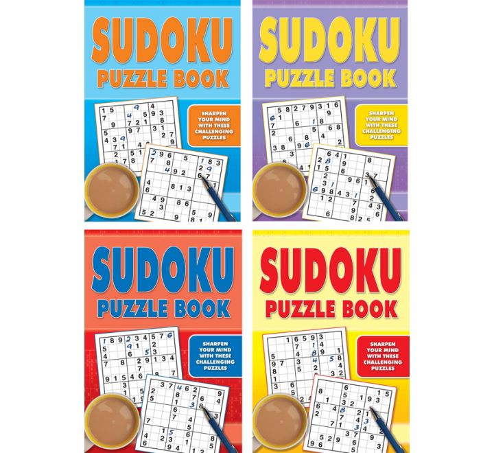 Sudoku Puzzle Books (Set of 4) - Anilas UK