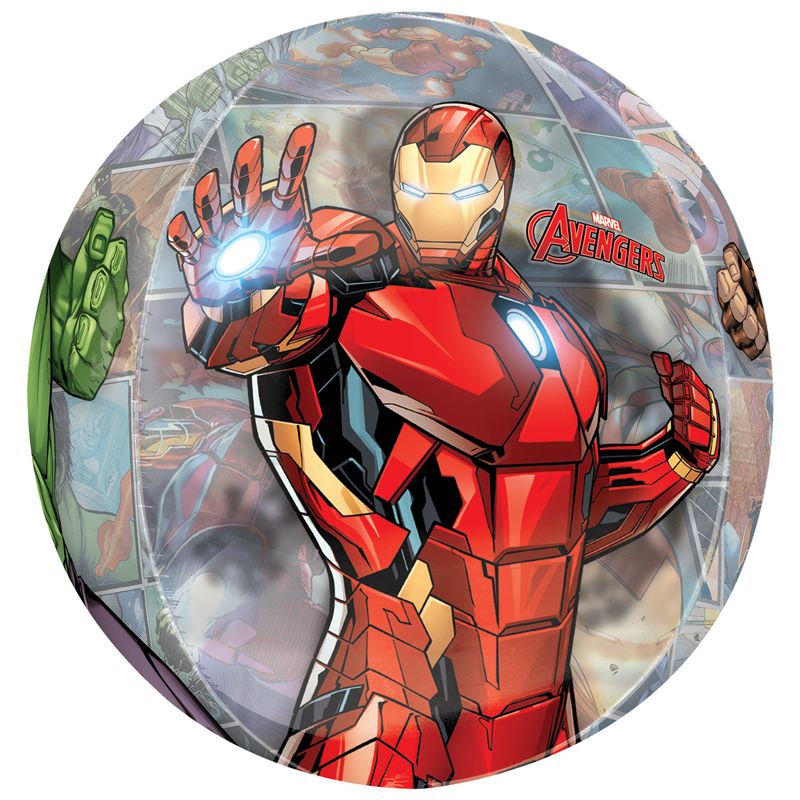 Marvel Avengers Orbz Foil Helium Balloon 38cm / 15in - Anilas UK