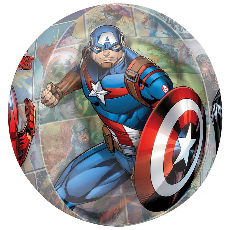 Marvel Avengers Orbz Foil Helium Balloon 38cm / 15in - Anilas UK