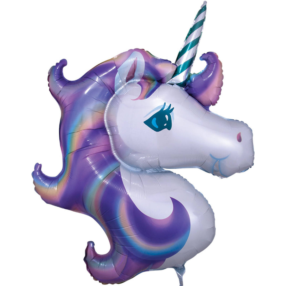 Unicorn - Pastel - Shape Foil Balloon - 83 x 73 cm - Anilas UK