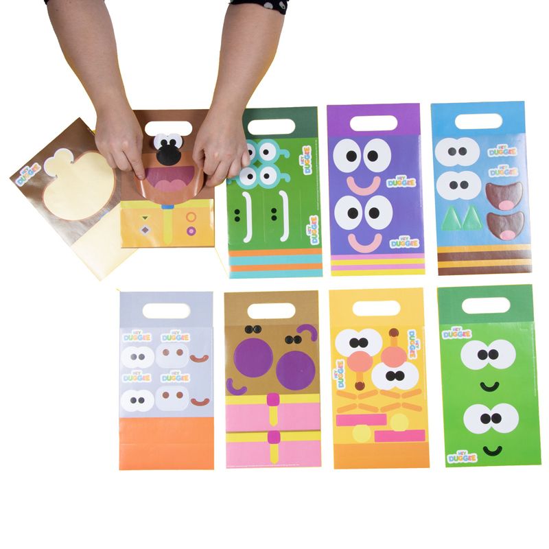 Hey Duggee Paper Party Loot Bag With Character Stickers - - Anilas UK