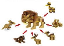 Animal World Themed Building Block Brick Model - Anilas UK
