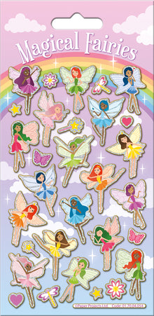 Magical Fairies Sparkle Stickers Sheet - Anilas UK