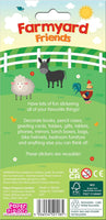 
              Farmyard Friends Sparkle Stickers Sheet - Anilas UK
            