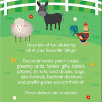 Farmyard Friends Sparkle Stickers Sheet - Anilas UK
