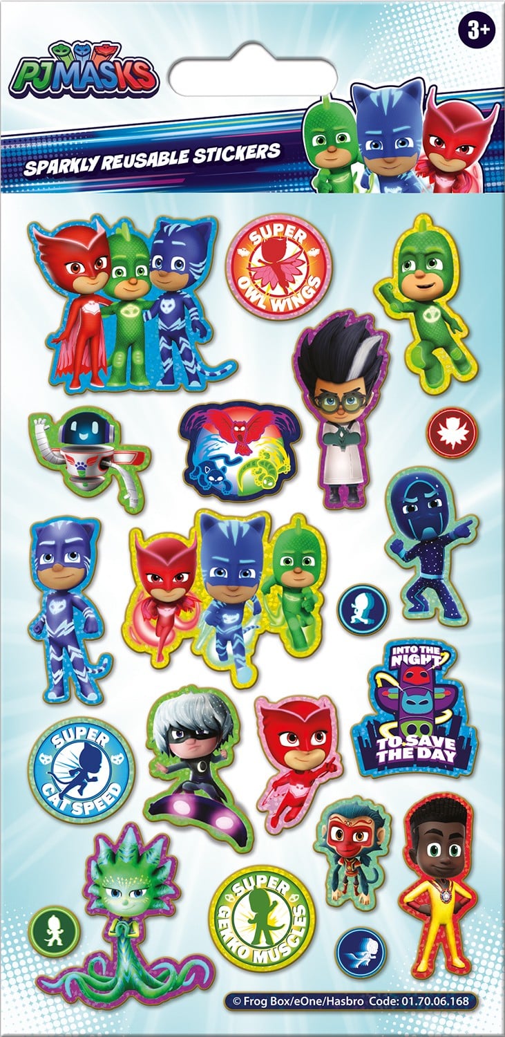 PJ Masks Reusable Foil Stickers