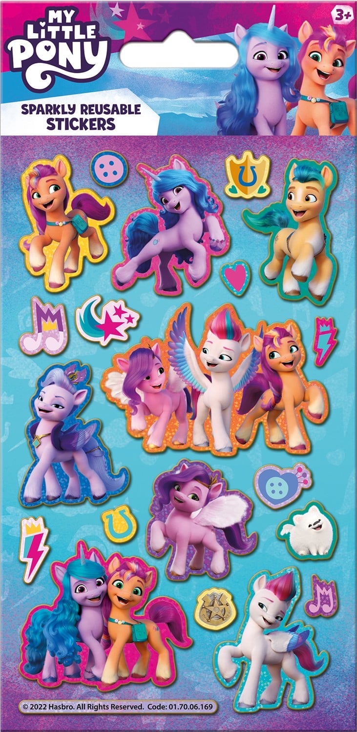 My Little Pony Reusable Foil Stickers - Anilas UK