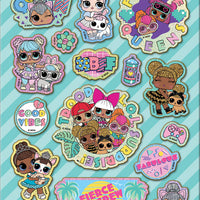 L.O.L Surprise! Troop Reusable Foiled Stickers - Anilas UK